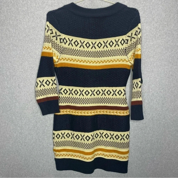 Urban Outfitters UO Isla Fair Isle Button Front Sweater Dress - Picture 9 of 9
